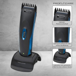 Masina de tuns ProfiCare PC HSMR 3052 cu trimmer pentru nas si urechi, 3-16 mm - Img 4
