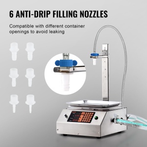 Masina de umplere lichide VEVOR 10L-V2, 17Lmin, materiale sigure, automatizare inteligenta - Img 5