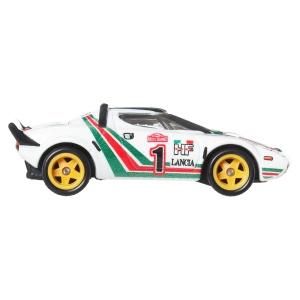 Masina Die-Cast Hot Wheels Lancia Stratos 164 cu Metal si Real-Riders - Img 6