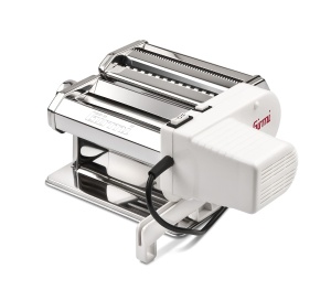 Masina electrica de paste Girmi IM91, 90 W, 5 forme de paste, 2 niveluri de viteza + functie de impuls, 9 setari de grosime, carcasa din otel inoxidabil, 2 accesorii interschimbabile
