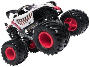 Masina Monster Truck Dalmatian 124 - Detalii Autentice, Culoare Albastra - Img 2