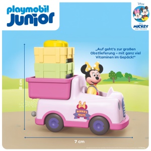 Masinuta de livrare cu Minnie Maus - jucarie educativa, 3 cutii, din plastic biobazat - Img 4