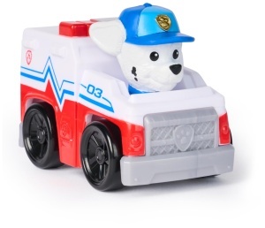 Masinuta Paw Patrol - Pup Squad Racer, 6.5 cm, cu roti functionale, pentru copii - Img 6