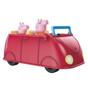 Masinuta Peppa Pig - Masina Rosie a Familiei, Include 2 Figurine, Sunete si Muzica - Img 3