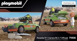 Masinuta PLAYMOBIL Porsche 911 Carrera RS 2.7 Offroad, Set Figurine, 2024 - Img 6