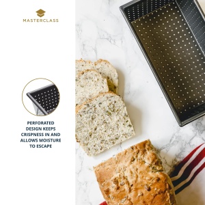 MasterClass Crusty Bake Forma de Paine 450g Antiaderenta Gri - Img 4