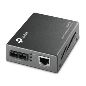 Medienconvertoare TP-Link MC200CM, 2 porturi SC fibra optica, 1 port RJ45, distanta 550m