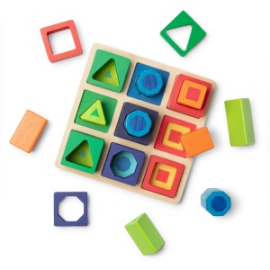 Melissa & Doug 10582 & Doug Kit de sortare pentru forme consecutive (jucarii din lemn)