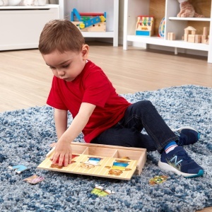 Melissa Doug Puzzle Barenfamilie 45 Piese Lemn Interactiv 3 Ani - Img 7