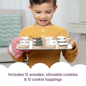 Melissa Doug Set de Biscuiti din Lemn 30 Piese pentru Copii 3 ani - Img 4