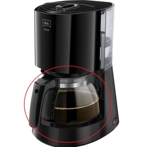Melitta Enjoy Glas Ersatzkanne Negru Compatibila cu Filtru Tip 100201 - Img 2