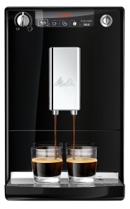 Melitta Solo - Automat de cafea compact negru cu functie Double Cup