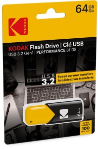 Memorie Flash Kodak B110S 64 GB, USB 3.2, Transfer Rapid 100 MBs - Img 3