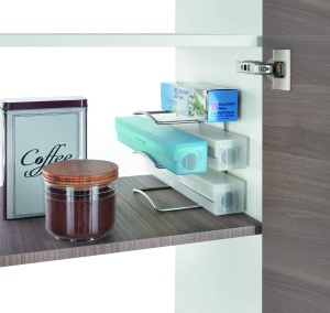 Metaltex Folienrollenspender Metallicgrau Organizator Bucatarie 12x14x15 cm