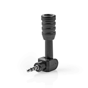 Microfon cablat Nedis MICMJ100BK, mini, 3,5 mm, negru - Img 4