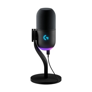 Microfon Gaming Logitech Yeti GX, USB, RGB, Negru - Img 1