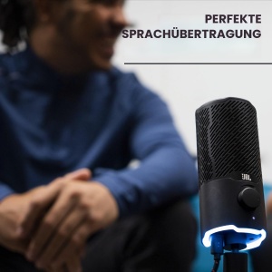 Microfon USB JBL Quantum Stream, Condensator, Negru - Img 2