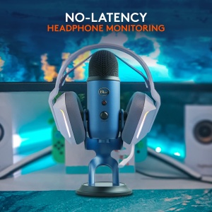 Microfon USB Logitech Blue Yeti Albastru Sunet Profesional - Img 5