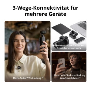 Microfon wireless DJI Mic 3, 2 transmitatoare, 1 receptor, adaptare la diverse dispozitive - Img 7