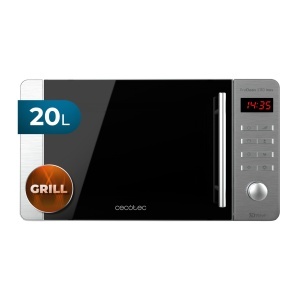 Microunde Cecotec Proclean 5110 Inox, 20L, 700W, Grill 800W