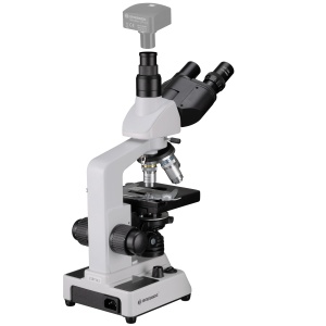 Mikroscop trinocular Bresser Researcher 40x-1000x cu LED si Kreuztisch - Img 5