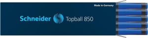 Mine pentru stilou Schneider Topball 850, 0,5 mm, 10 bucati, culoare albastra - Img 5
