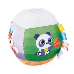 Minge de muzica electronica Chicco Soft, cu diverse tesaturi si etichete, muzica si melodii placute, 3-36 luni