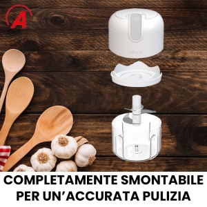 Mini Allesschneider Ardes ARCHOP02, 250 ml, 1700 rpm, 3 cutite din otel inoxidabil - Img 4