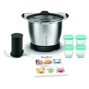 Mini Bol Moulinex xf387e10 1,4 l pentru Robot de Bucatarie 4 Borcane