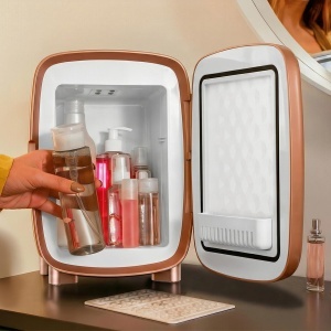 Mini Frigider Cecotec CoolingBeauty 4000 Mirror Rose, 4 L, racire pana la 5 C, LED - Img 8