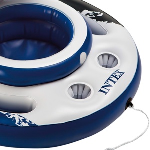 Mini-frigider flotant Intex 56822NP, 89 cm, 5 suporturi pahare, multicolor - Img 6