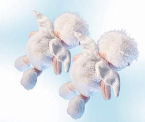 Mini Schutzengel Schaffer 3269, 11 cm, alb, jucarie din plus - Img 3