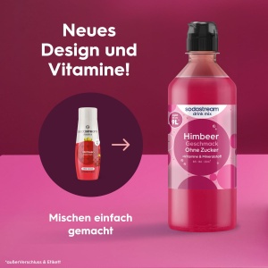 Mix pentru bauturi Sodastream Himbeere fara zahar, 4 x 440 ml - Img 4
