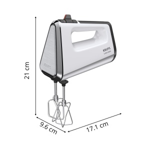 Mixer de mana Krups 3 Mix 9000, 750 W, albsilver, accesorii incluse - Img 7