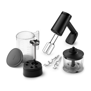 Mixer de mana Philips 5000 Series HR378120 3-in-1 500 W 5 viteze Negru