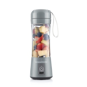 Mixer portabil reincarcabil cu cana Shakuit InnovaGoods gri