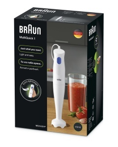 Mixer vertical Braun MQ10001PWH 600 ml SplashControl EasyTwist - Img 7