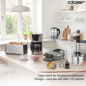 Mixer vertical Cloer SB3010, 700W, 4-in-1, inox, 400 ml - Img 7