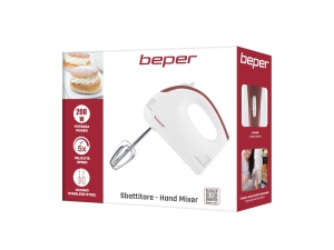 Mixere electric Beper P102SBA110, 200W, 5 viteze, inox - Img 6