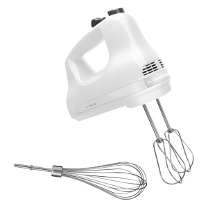 Mixxer manual KitchenAid 5KHM5110EWH, 5 viteze, alb - Img 5