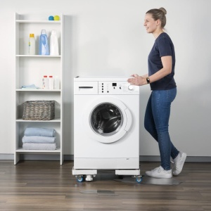 Mobilier cu role Xavax, suport reglabil, 150 kg, alb - Img 4