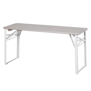 Mobilier de gradina pentru copii roba - Set 3 piese - 2 banci cu spatar si masa - Gri - Img 8