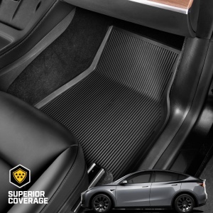 Mocheta 3D Cat JustFit pentru Tesla Model Y 2020-2024, Protectie All-Weather, Design Elegant - Img 8
