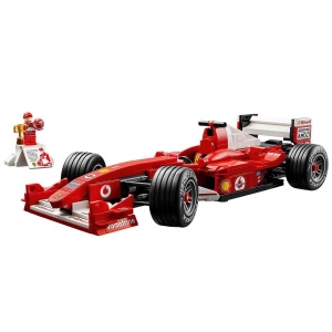 Model Ferrari F2004 LEGO Icons, 735 piese, cu minifigurina Michael Schumacher - Img 4