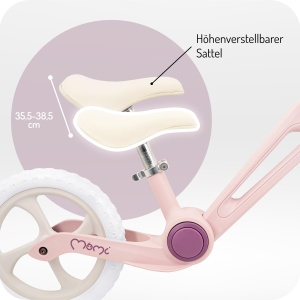 Momi NORU Bicicleta fara pedale copii 2 ani pliabila roti EVA 12 greutate 3 kg - Img 5