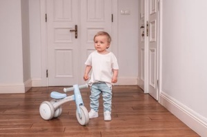 MoMi Tedi Mini-Laufrad pentru copii 1 ani roti din plastic cadru metalic usor - Img 11