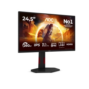 Monitor AOC 25G4ZR 25 inch FHD, 260Hz, IPS, Negru