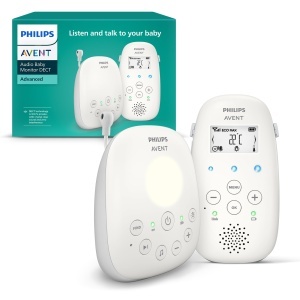 Monitor audio pentru bebelusi Philips Avent SCD71326 DECT Eco-Mode Temperatura si Lumina de noapte
