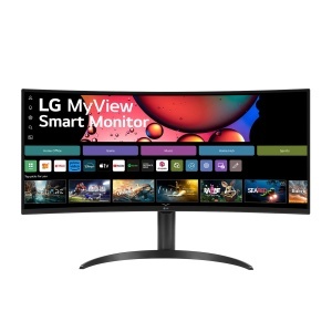 Monitor Curbat LG 34SR65QC-B, 34 inch, WQHD, 100Hz, Negru