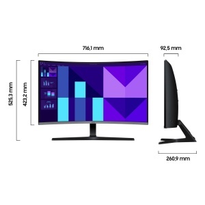 Monitor Curbat Samsung Essential S3 S39GD, 32 inch, Full HD, 100 Hz - Img 5
